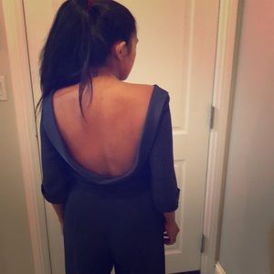 Zara Open Back Jumpsuit